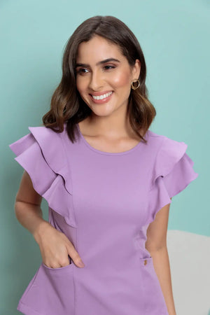 Scrub Feminino Claudia - Lavanda