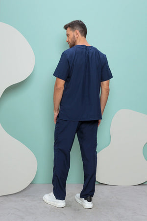 Scrub Masculino João - Azul Marinho