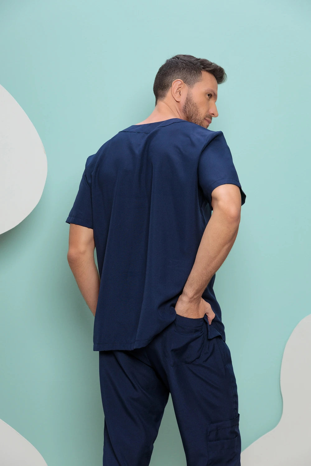 Scrub masculino João cor azul marinho - foto 5