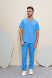 Scrub masculino João cor azul farda - foto 2