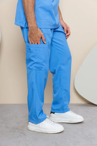 Scrub Masculino João - Azul Farda