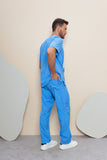 Scrub masculino João cor azul farda - foto 5