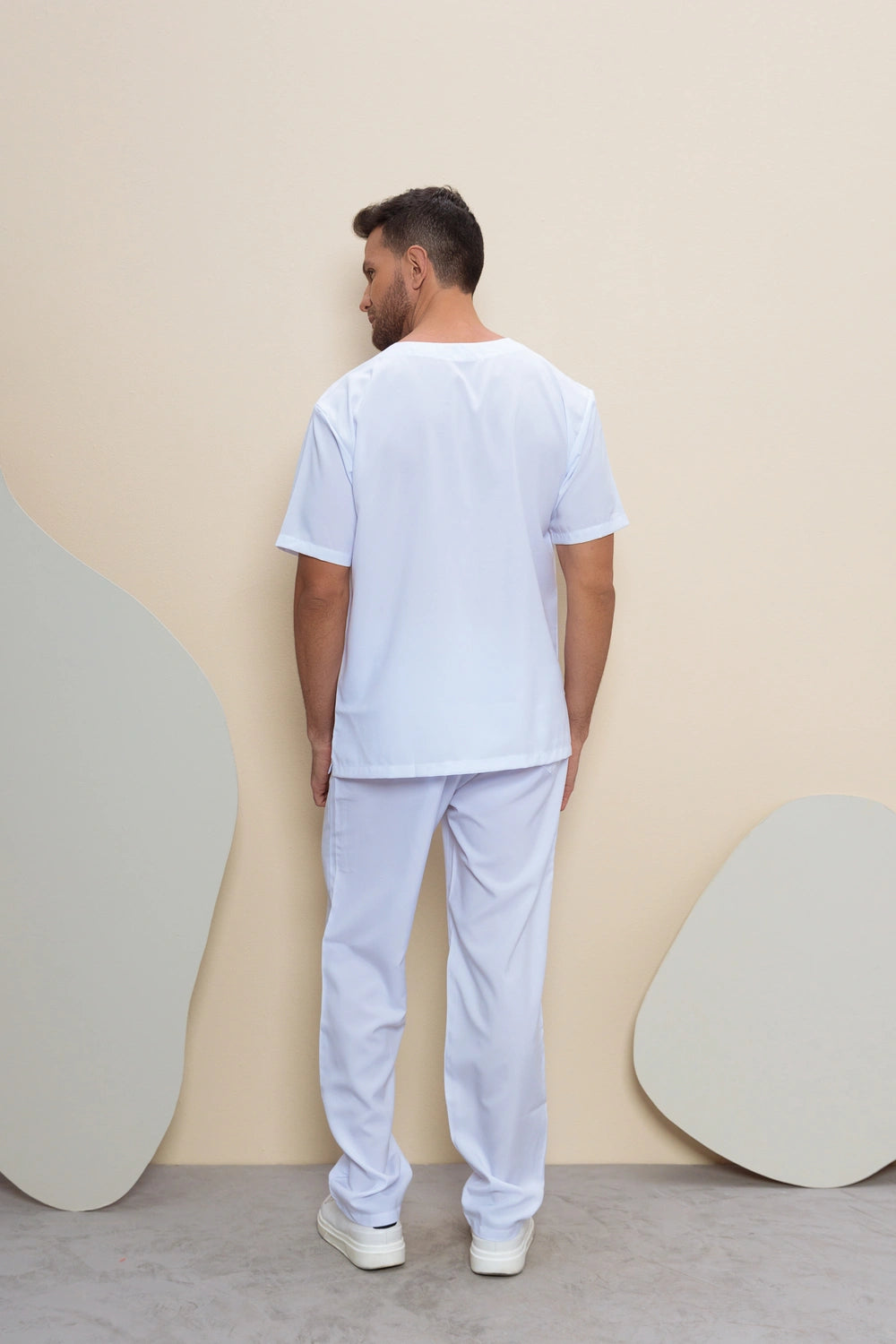 Scrub masculino Bruno cor branco - foto 3