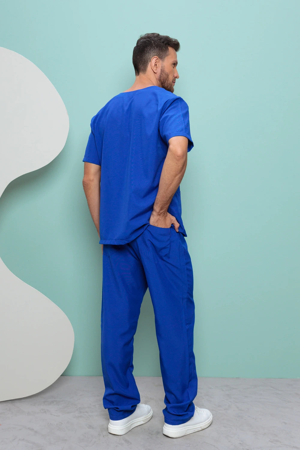 Scrub masculino Bruno cor azul bic - foto 7