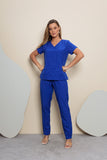 Scrub feminino Juliana cor azul bic - foto 1