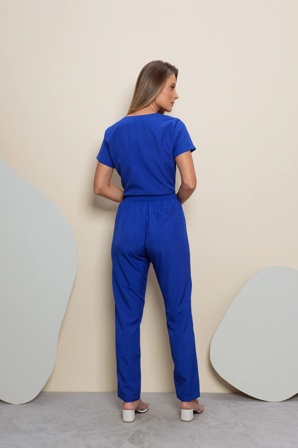 Scrub feminino Juliana cor azul bic - foto 6