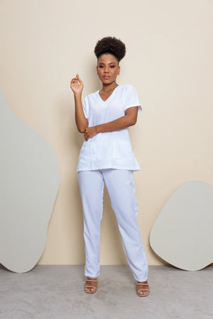 Scrub Feminino Juliana - Branco