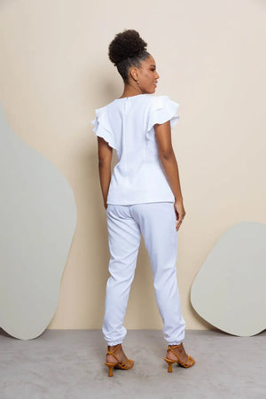 Scrub Feminino Claudia - Branco