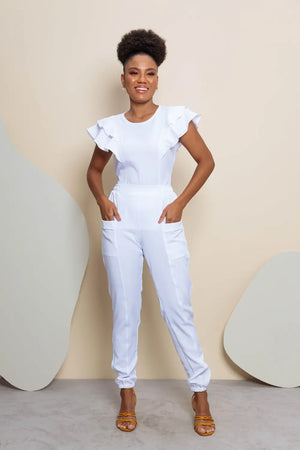 Scrub Feminino Claudia - Branco