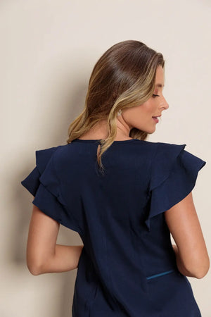Scrub Feminino Claudia - Marinho