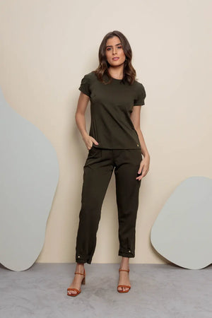 Scrub Feminino Heloisa - Verde Militar