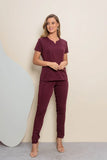 Scrub feminino Maria cor vinho - foto 2