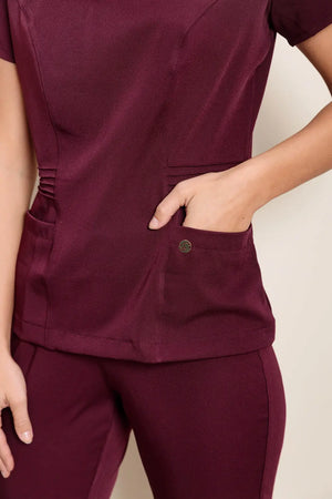 Scrub Feminino Maria - Vinho