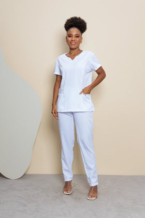 Scrub Feminino Maria - Branco