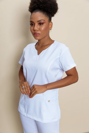 Scrub Feminino Maria - Branco