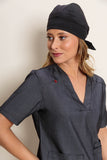 Scrub feminino Lídia cor jeans preto - foto 5