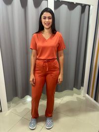 Scrub Feminino Alyne - Terracota