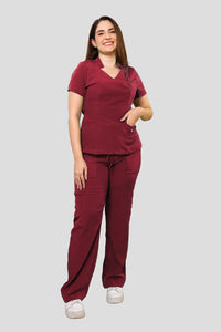 Scrub Feminino Val - Vinho