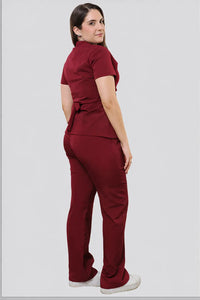 Scrub Feminino Val - Vinho