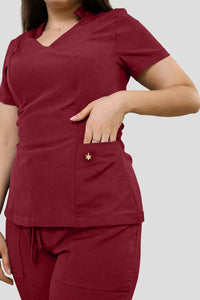 Scrub Feminino Val - Vinho
