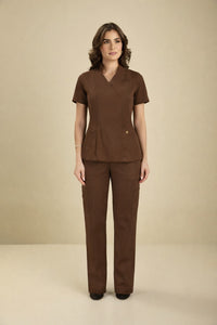 Scrub Feminino Val - Chocolate