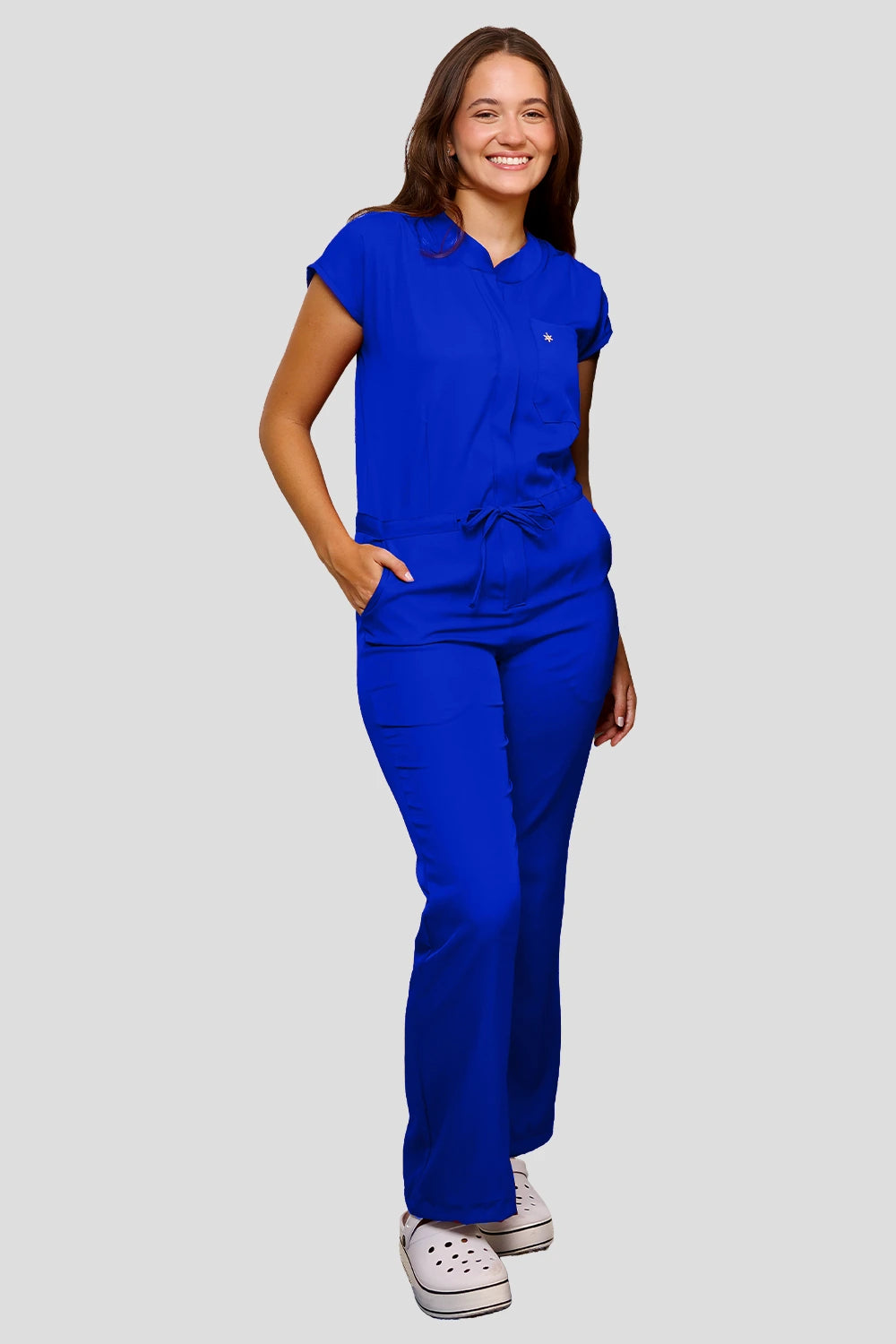 Macacão feminino Vânia cor azul bic - foto 1