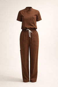 Scrub Feminino Layra - Chocolate