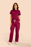 Scrub feminino Layra cor vinho - foto 1