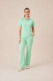 Scrub feminino Anastácia cor verde claro - foto 1