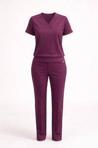 Scrub feminino Sheryda - Vinho