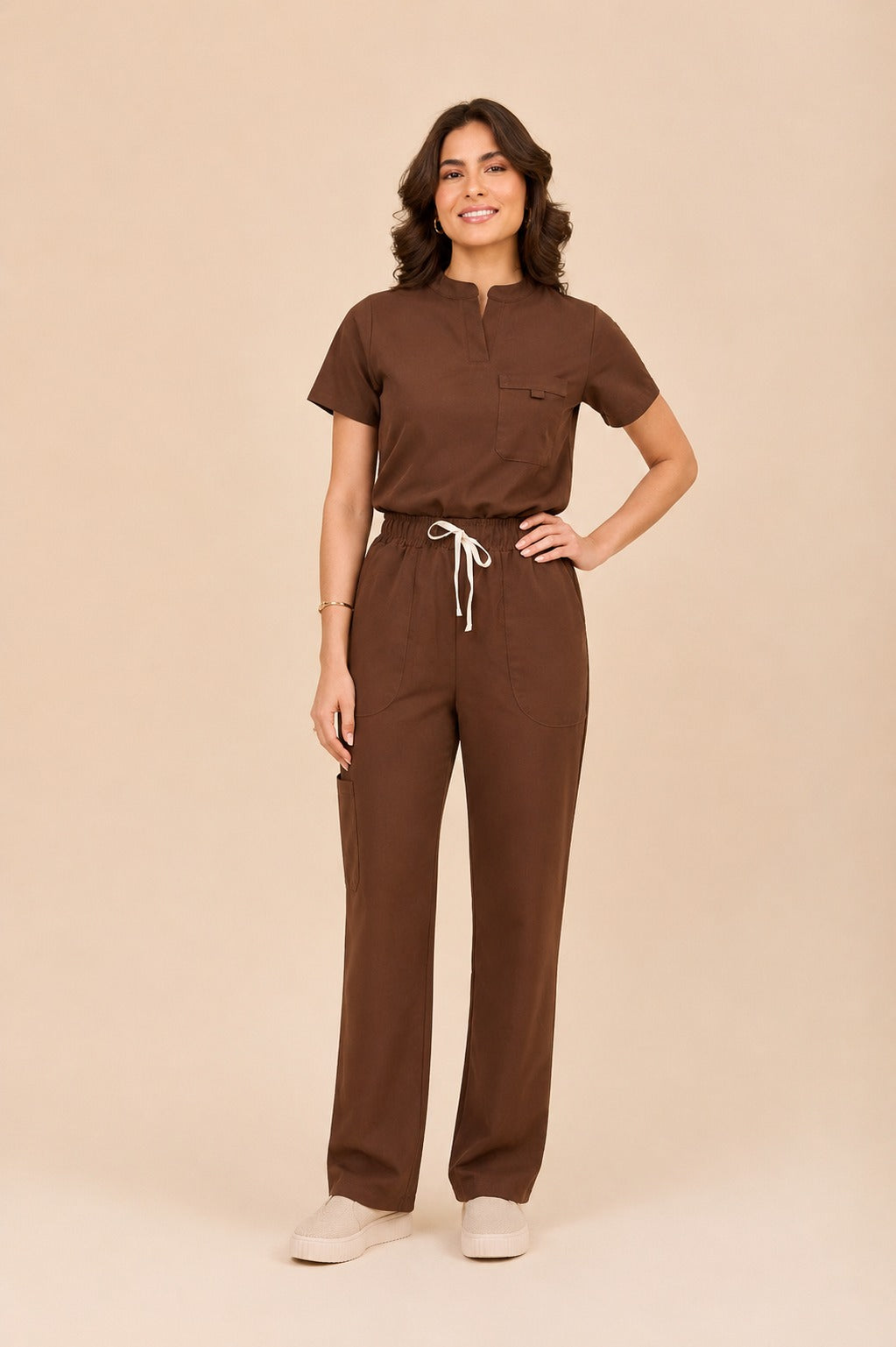 Scrub feminino Layra cor chocolate - foto 1