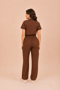 Scrub Feminino Layra - Chocolate