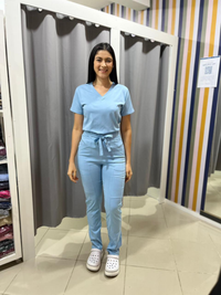 Scrub Feminino Alyne - Azul Claro
