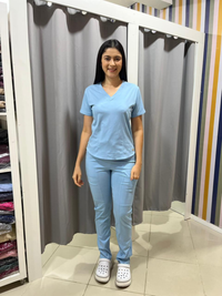 Scrub Feminino Alyne - Azul Claro