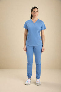 Scrub Feminino Anny - Azul Indigo