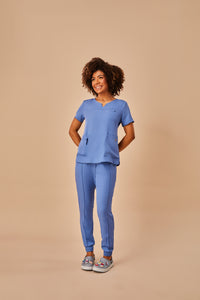 Scrub Feminino Fabiana - Azul Farda