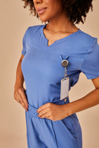 Scrub Feminino Fabiana - Azul Farda