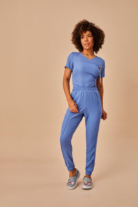 Scrub Feminino Fabiana - Azul Farda