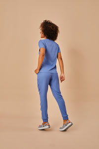 Scrub Feminino Fabiana - Azul Farda