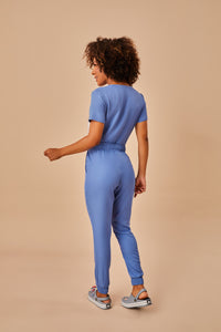 Scrub Feminino Fabiana - Azul Farda