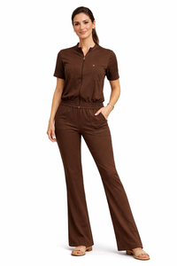 Scrub Feminino Yara - Chocolate