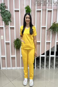 Scrub Feminino Roberta - Amarelo