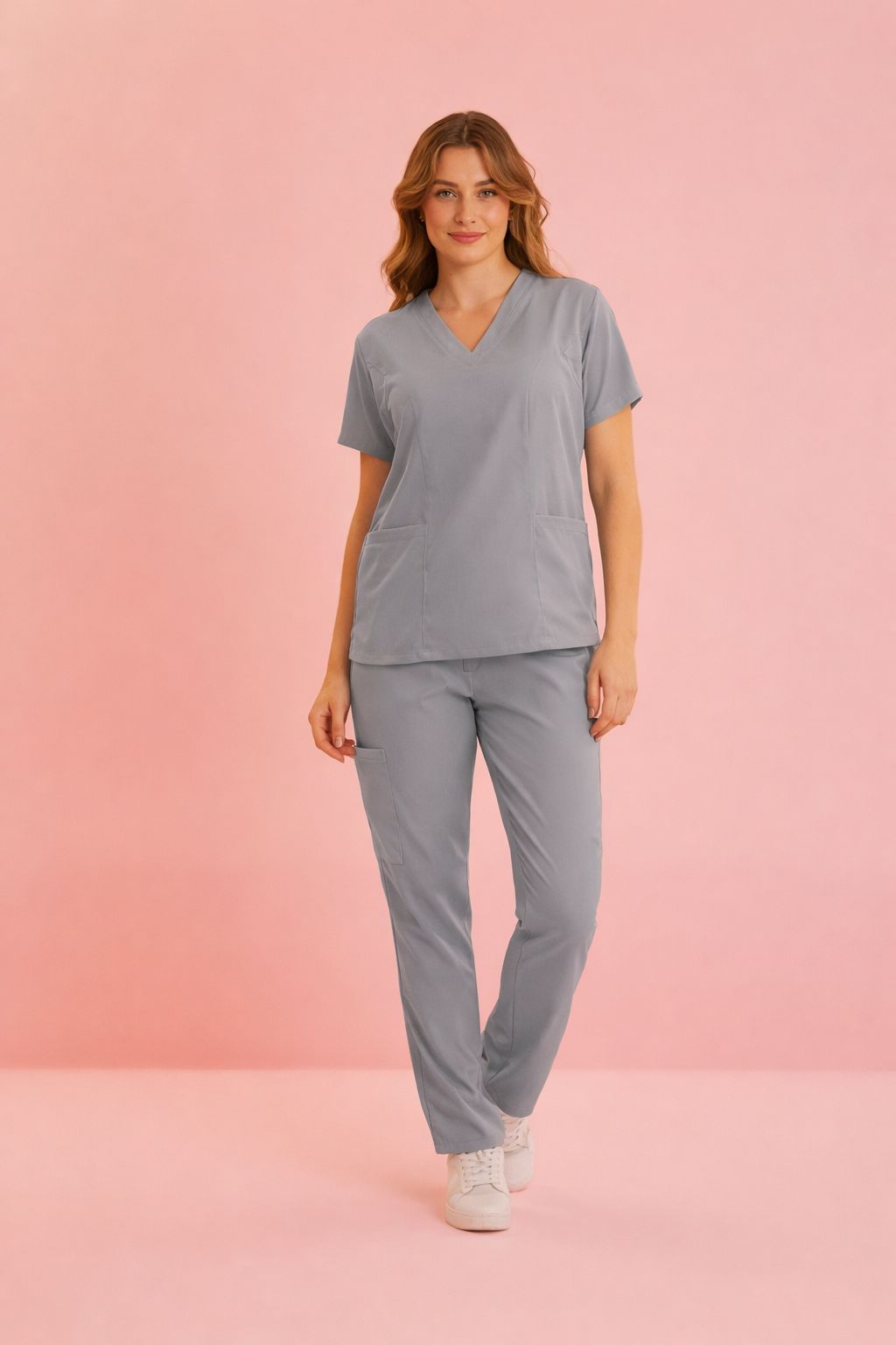 Scrub feminino Jamile cor cinza - foto 1