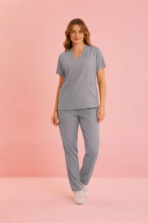 Scrub Feminino Jamile - Cinza